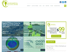 Tablet Screenshot of environmentalpollutioncenters.org